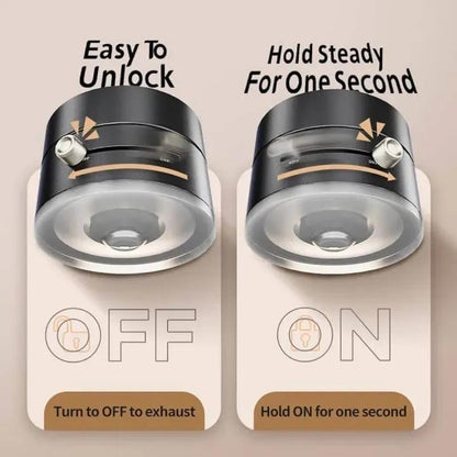 Vacuum Magnetic Suction Cup Folding Swivel Stand – Double-Sided Universal Mobile Phone Holder
