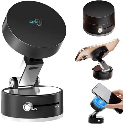 Vacuum Magnetic Suction Cup Folding Swivel Stand – Double-Sided Universal Mobile Phone Holder