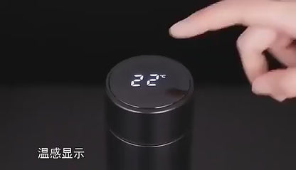 Temperature Display Vacuum Insulated Water Bottle Thermo Flask Made of Premium Stainless Steel Coffee Cup